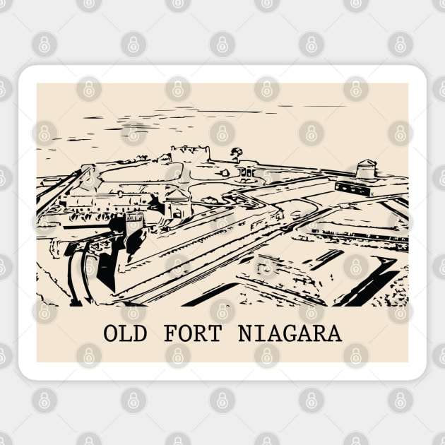 Old Fort Niagara Magnet by Lakeric